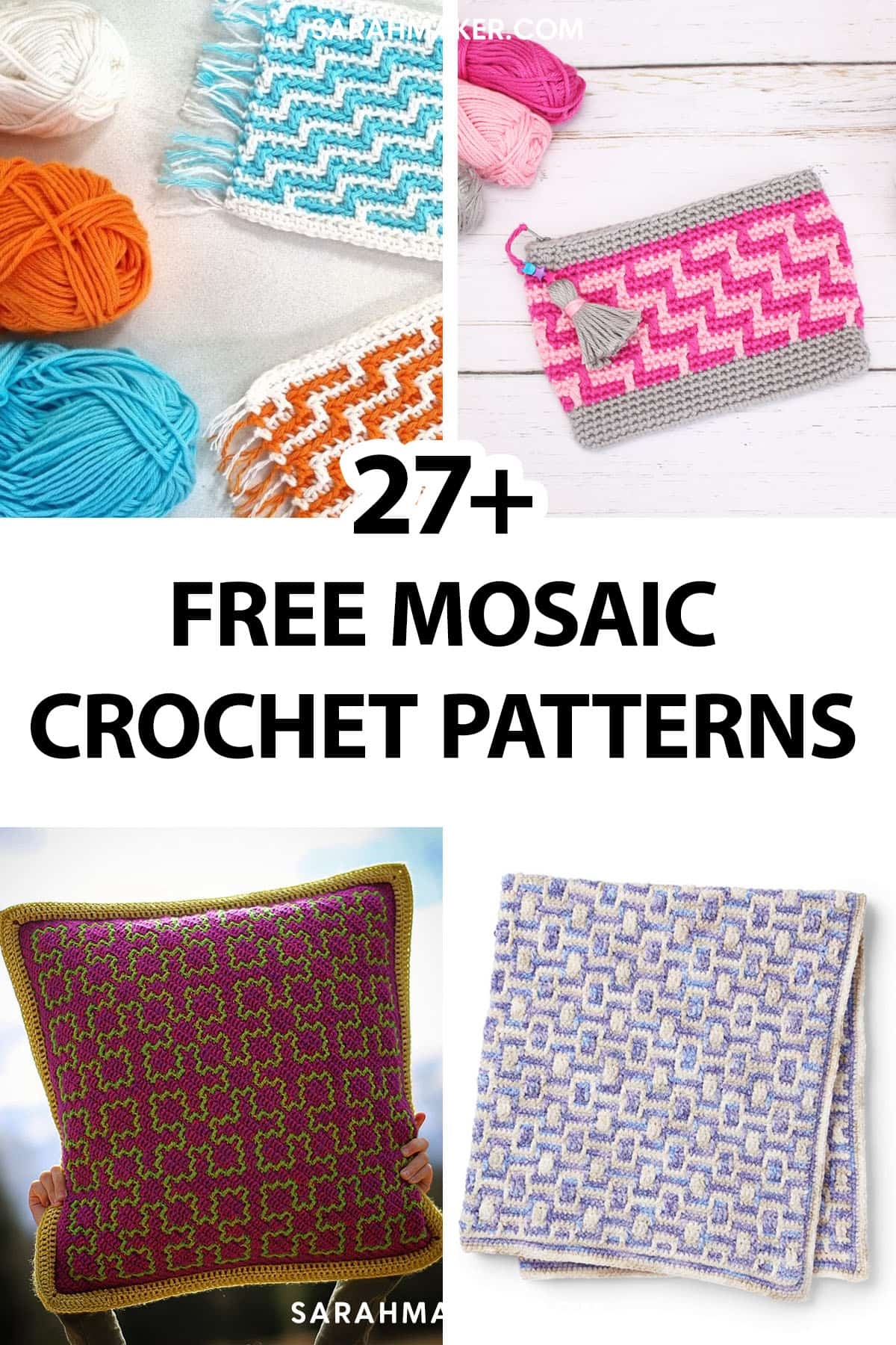 printable mosaic crochet pattern charts