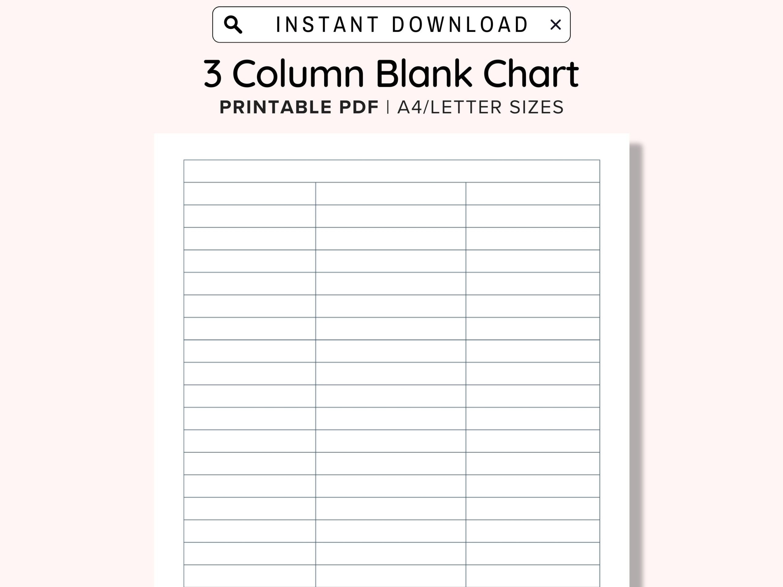 printable chart