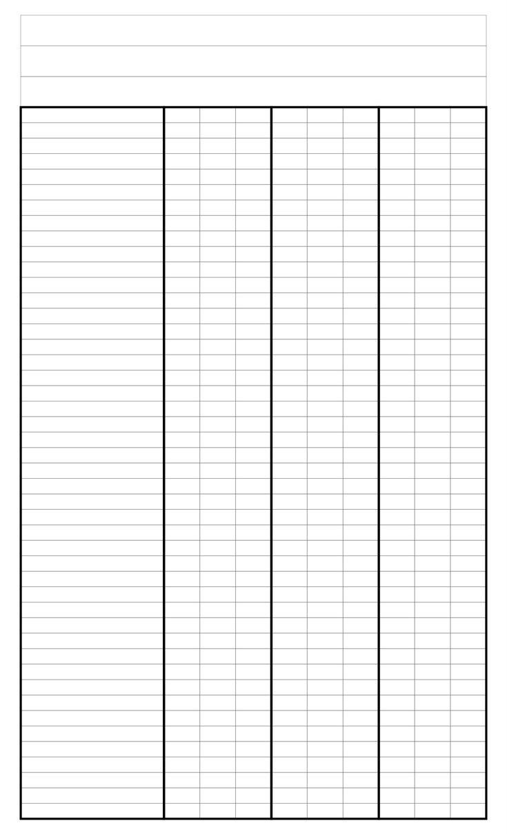4 Column Sheet 10 Free PDF Printables Printablee