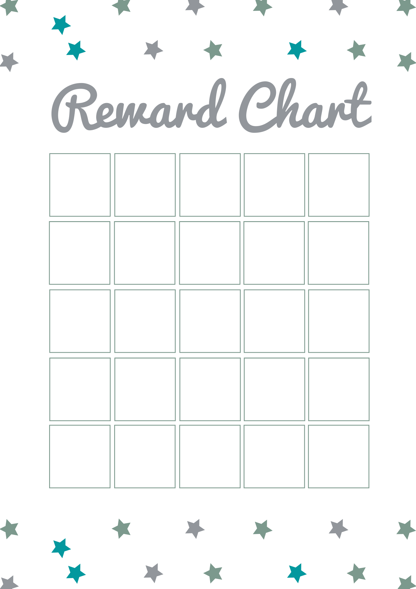 A Simple Reward Chart Free Printable Domestic Fashionista