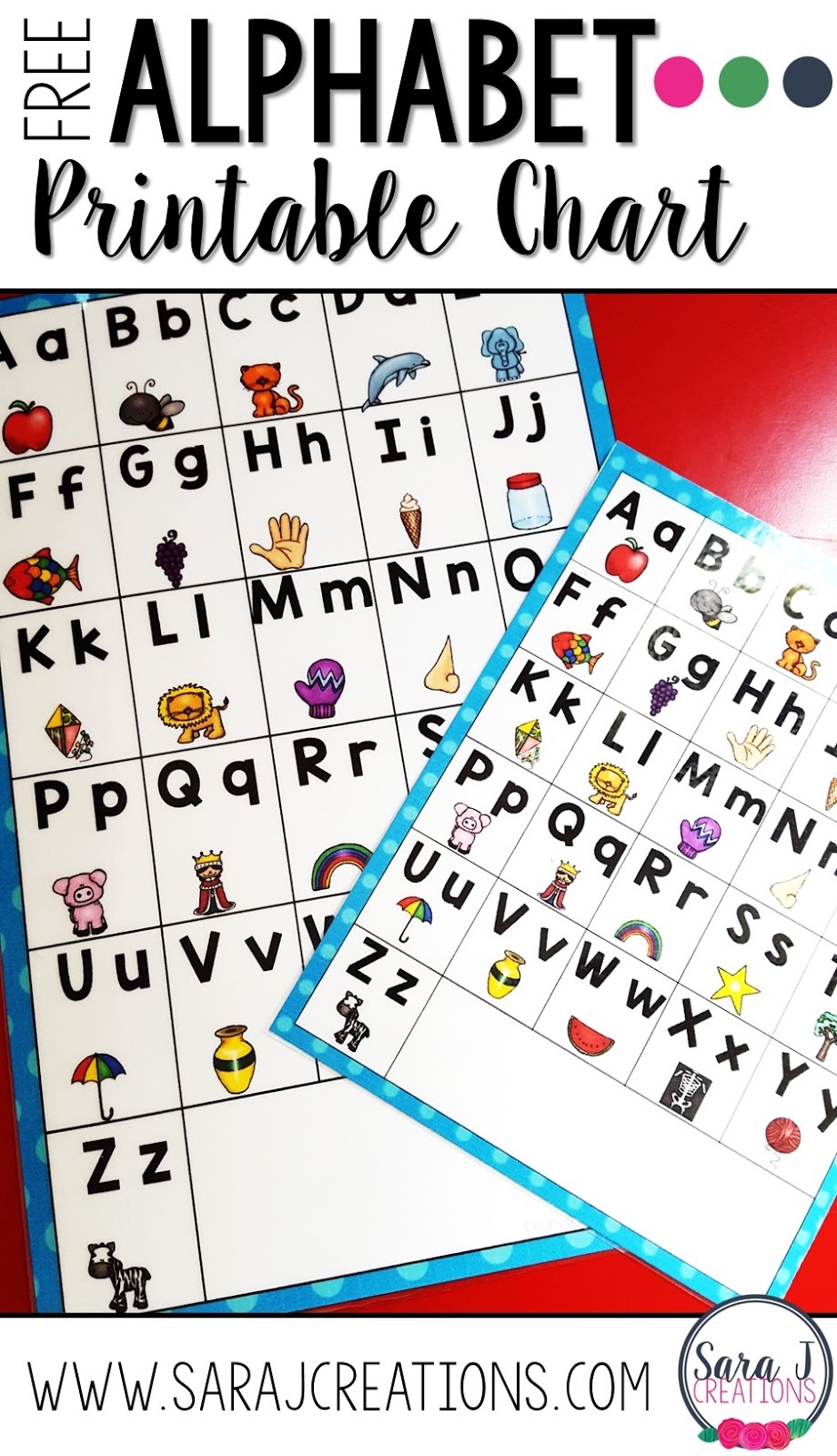 alphabet chart printable