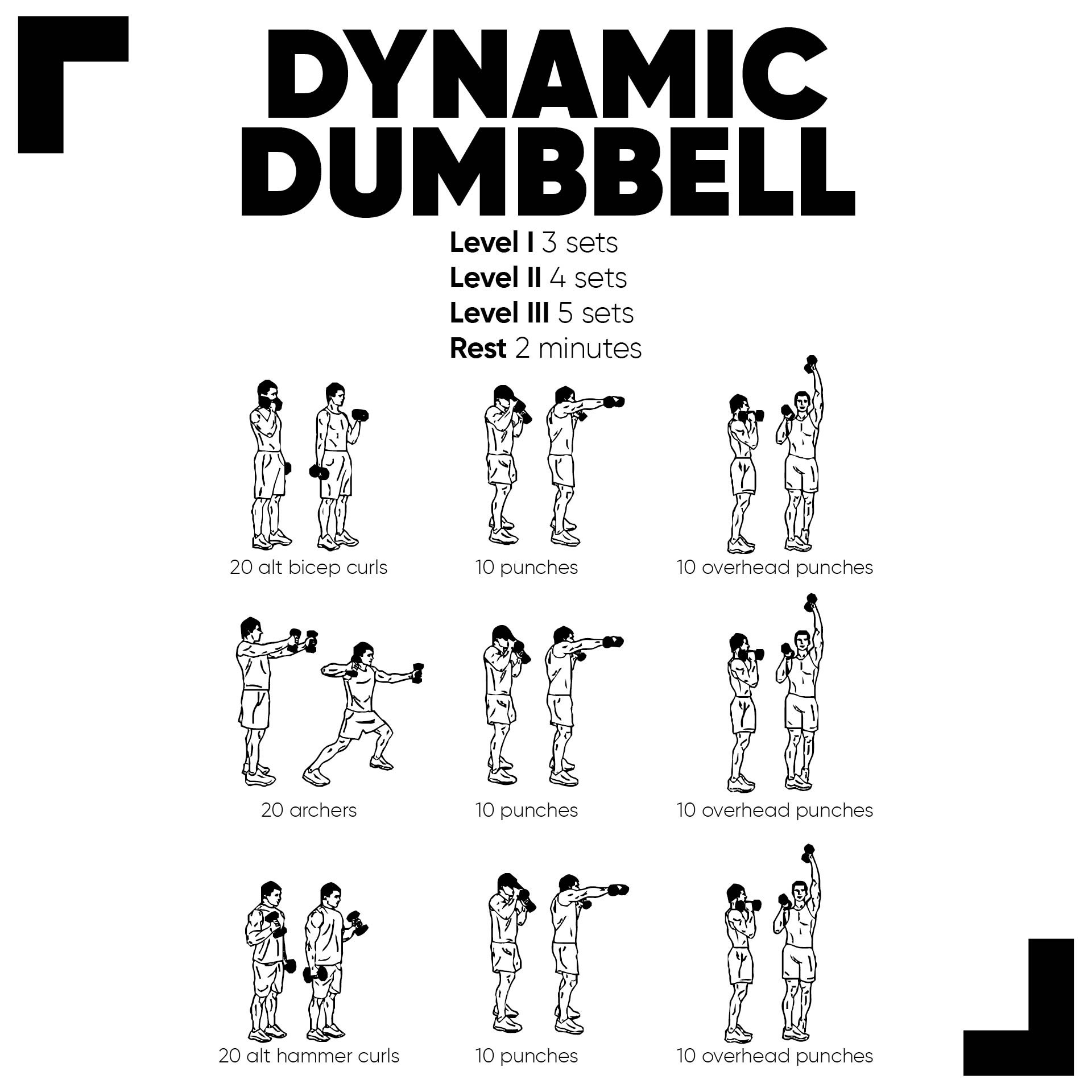 Basic Dumbbell Routine Printable Dumbbell Beginner Routine Printable Dumbbell Dumbbells