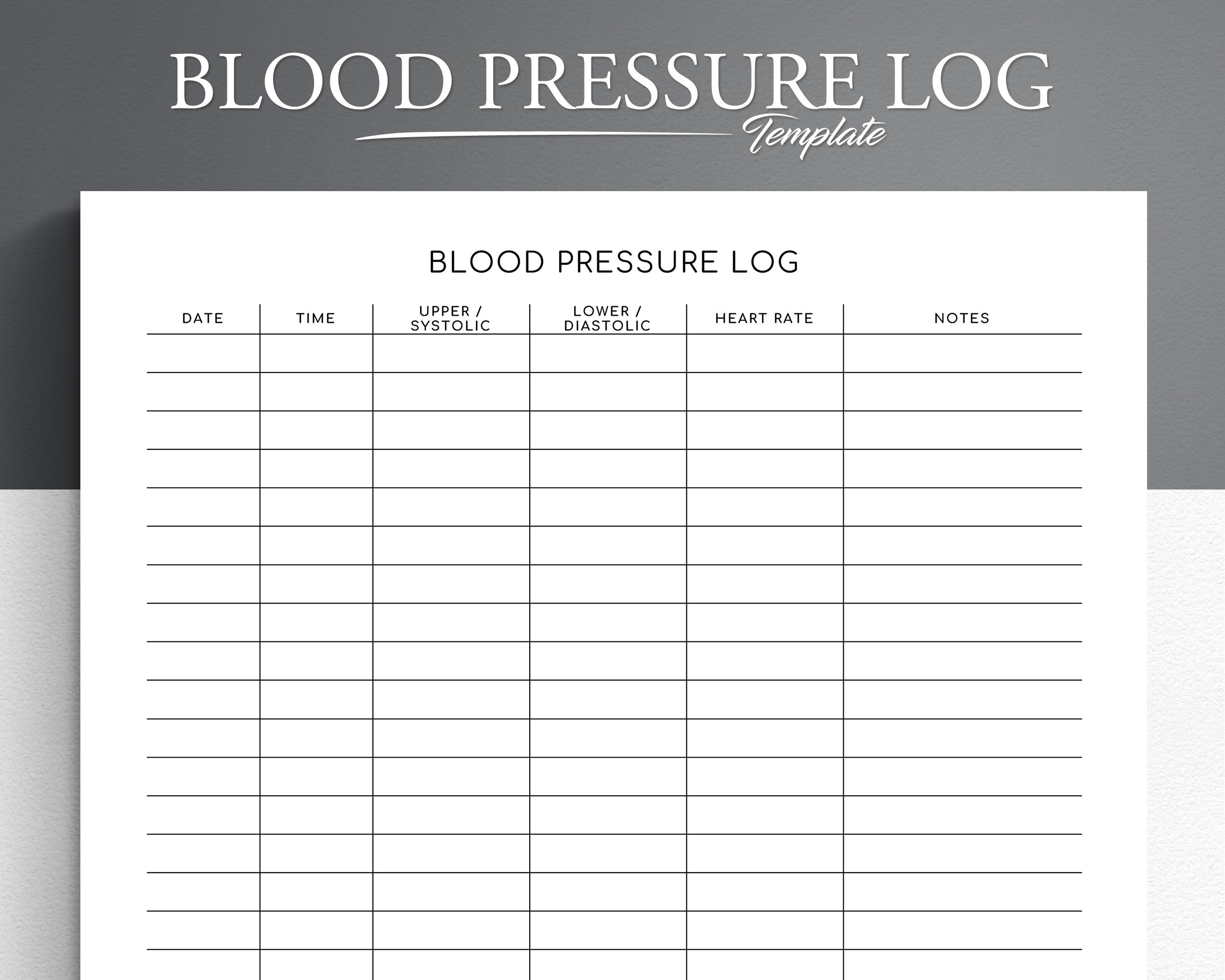 Blood Pressure Log Editable Printable Blood Pressure Tracker Medical Tracker BP Tracker Daily Blood Pressure Blood Pressure Chart Etsy Sweden