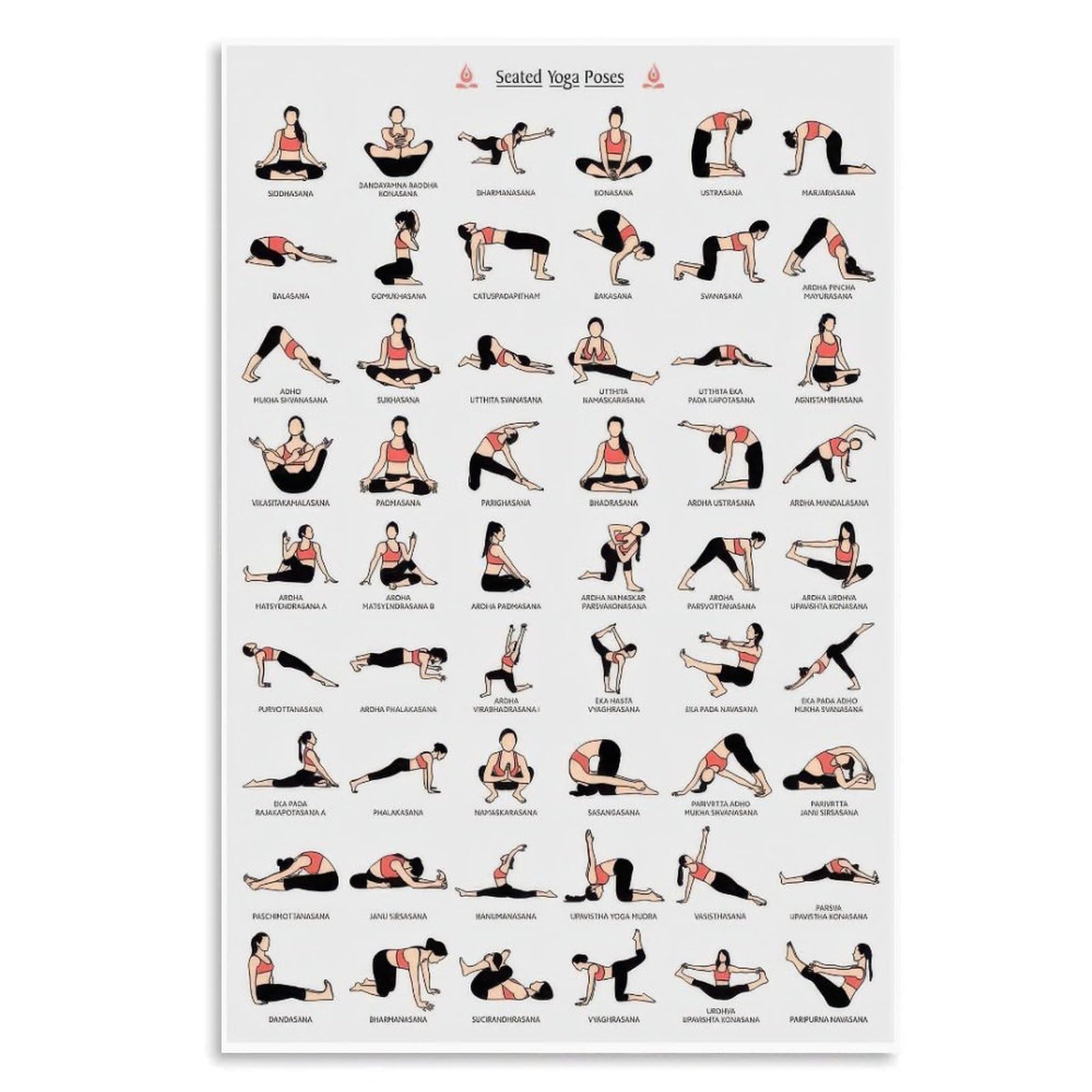 Chair Yoga Chart Free CHAIR YOGA FOR SENIORS Easy At Home Exercises For The Elderly To