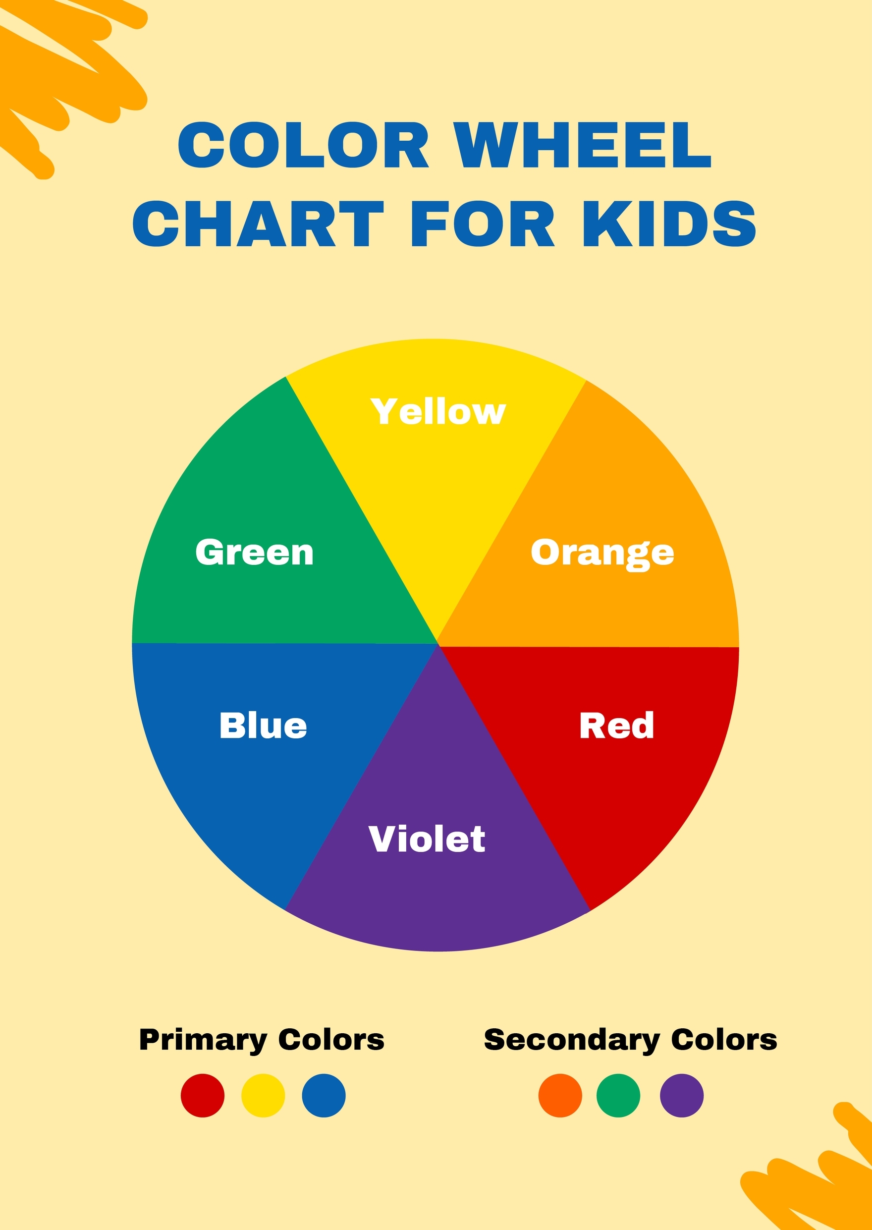 printable color wheel chart