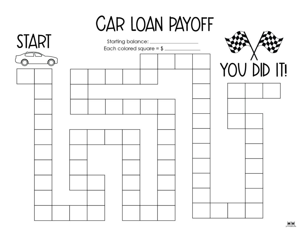 free printable debt free charts pdf