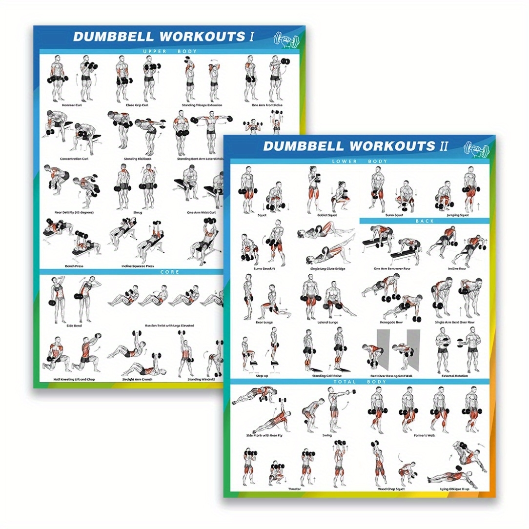 Dumbbell Workout Chart At Home Sold On Temu United States Dumbbell Workout Chart At Home Sold On Temu United States