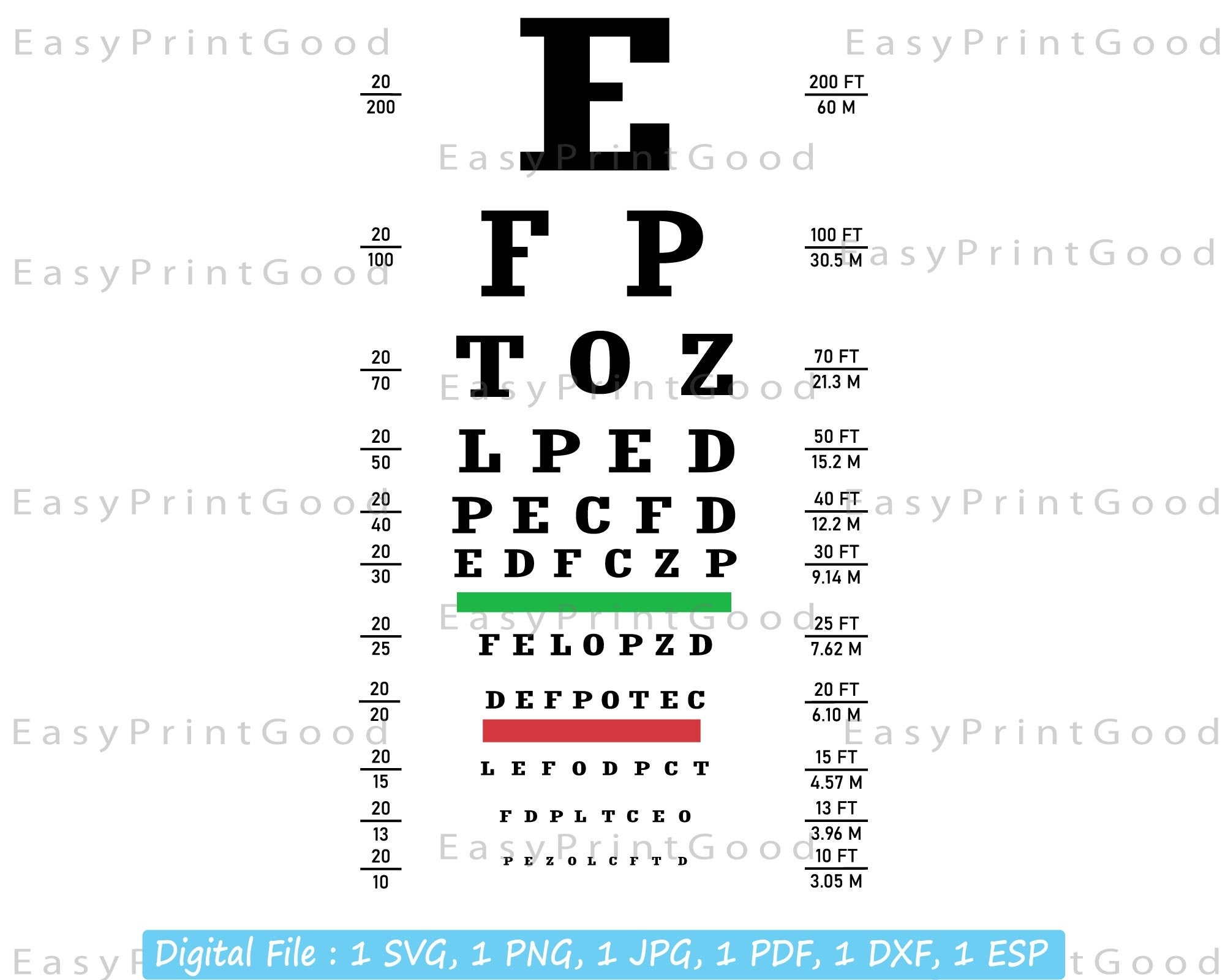 printable california dmv eye chart