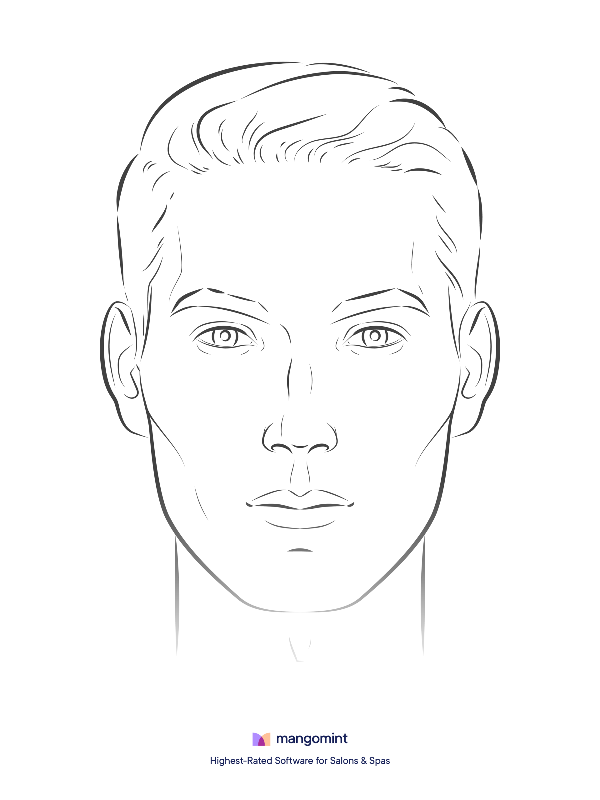 Face Charts Templates For Spas Salons And Tattoo Shops Mangomint Salon And Spa Software