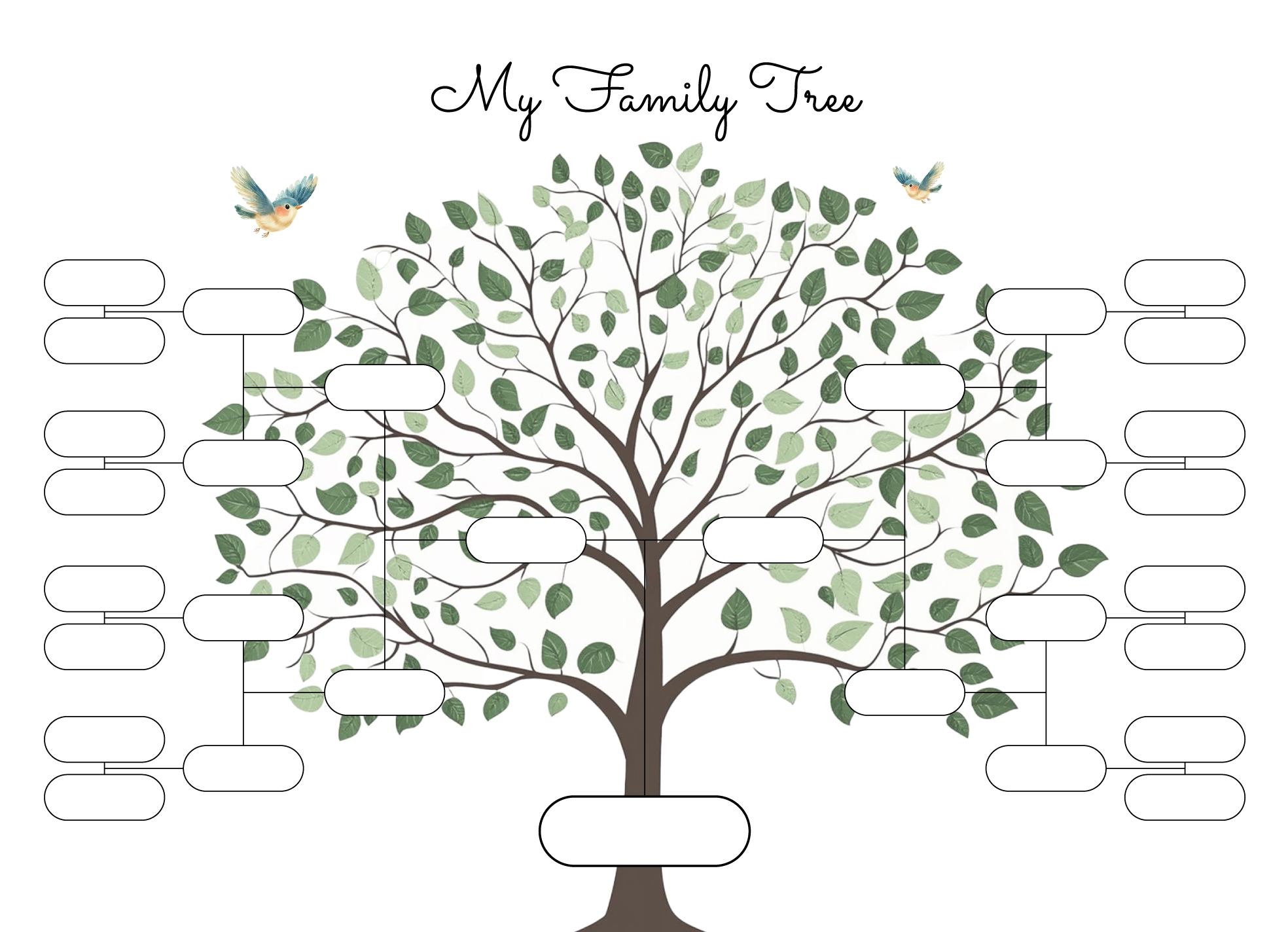 free printable genealogy tree chart free printable genealogy tree chart