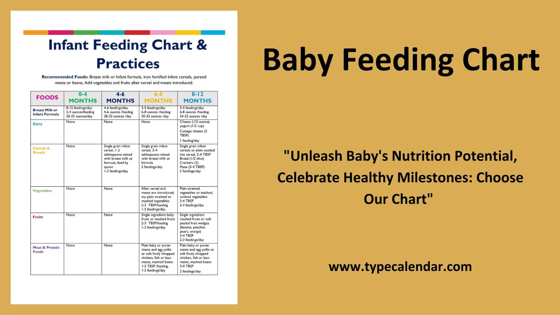 printable newborn feeding chart