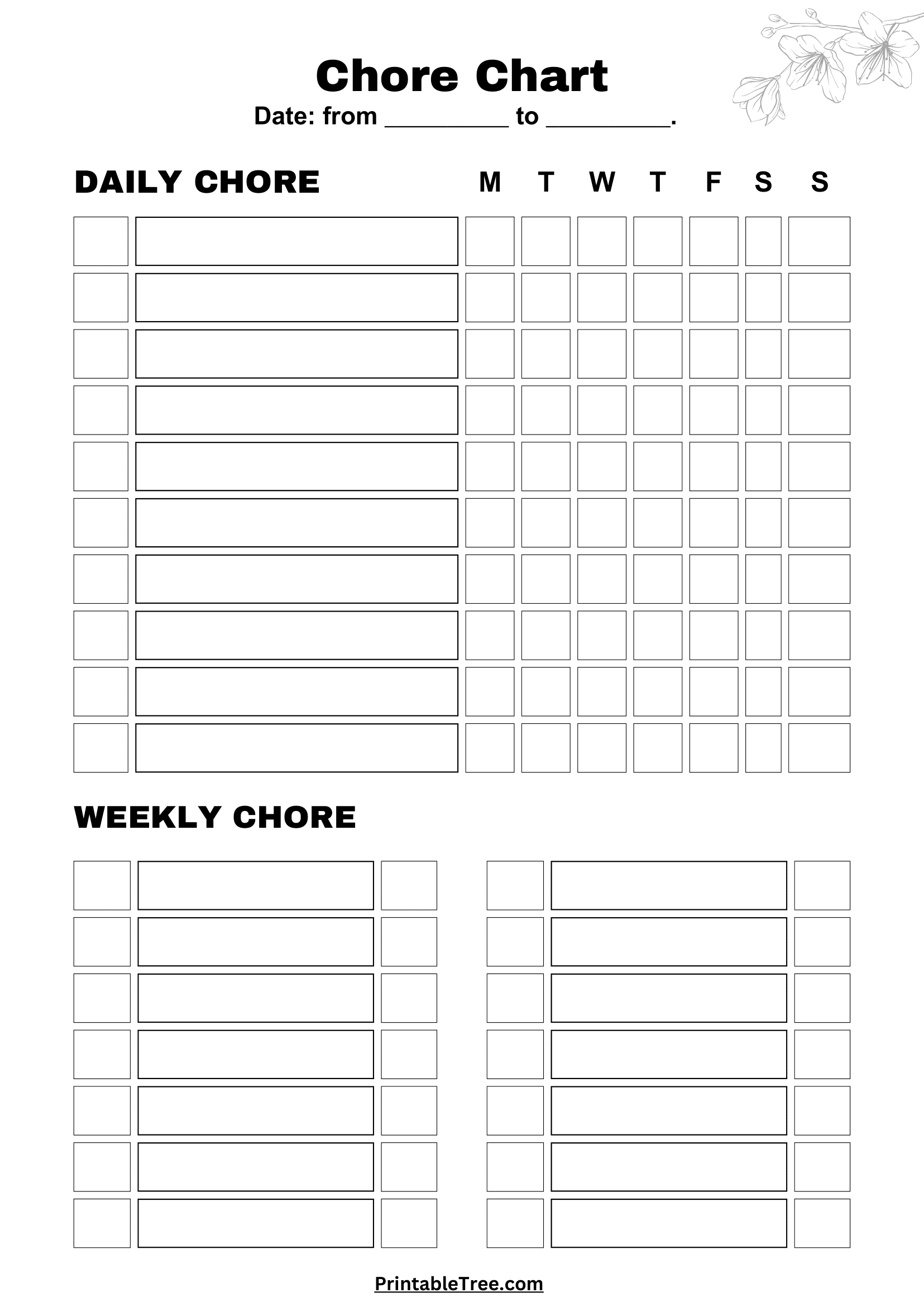 printable charts free