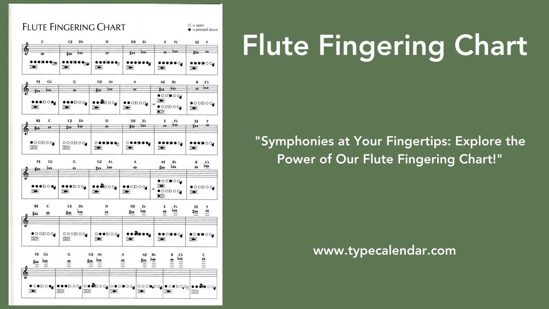 printable flute finger chart