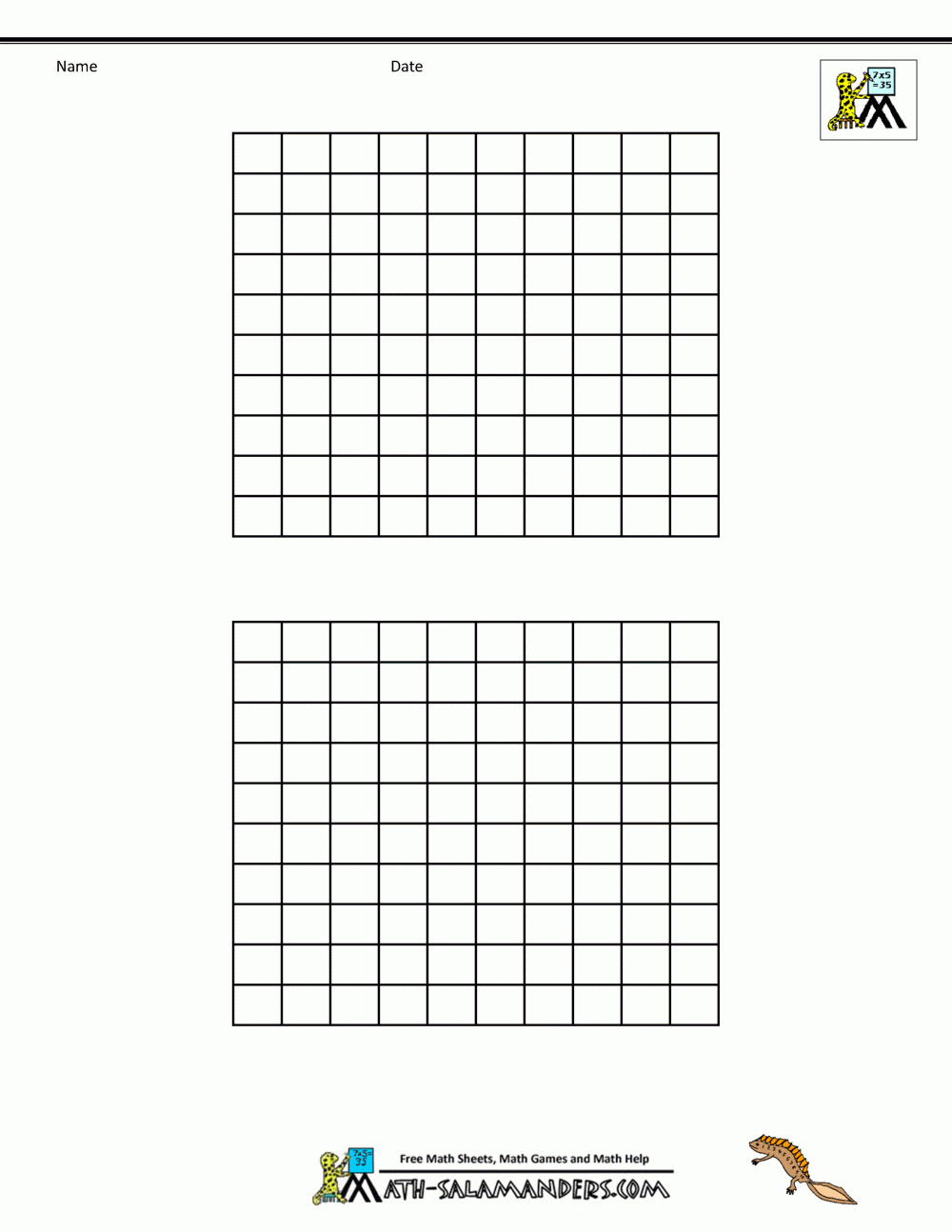 pdf free printable blank 100 chart
