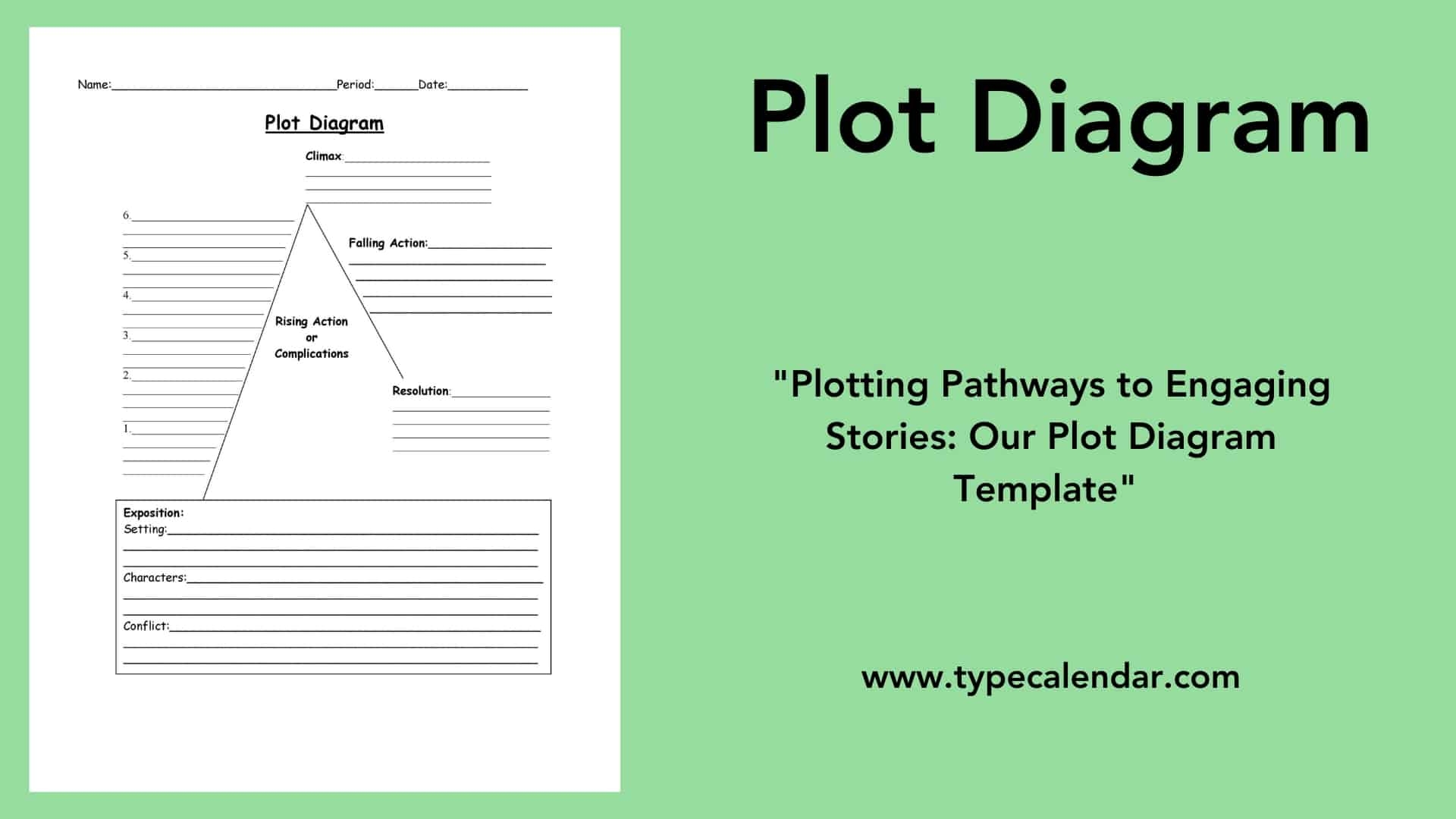 Free Printable Plot Diagram Templates PDF Word Excel With Definitions