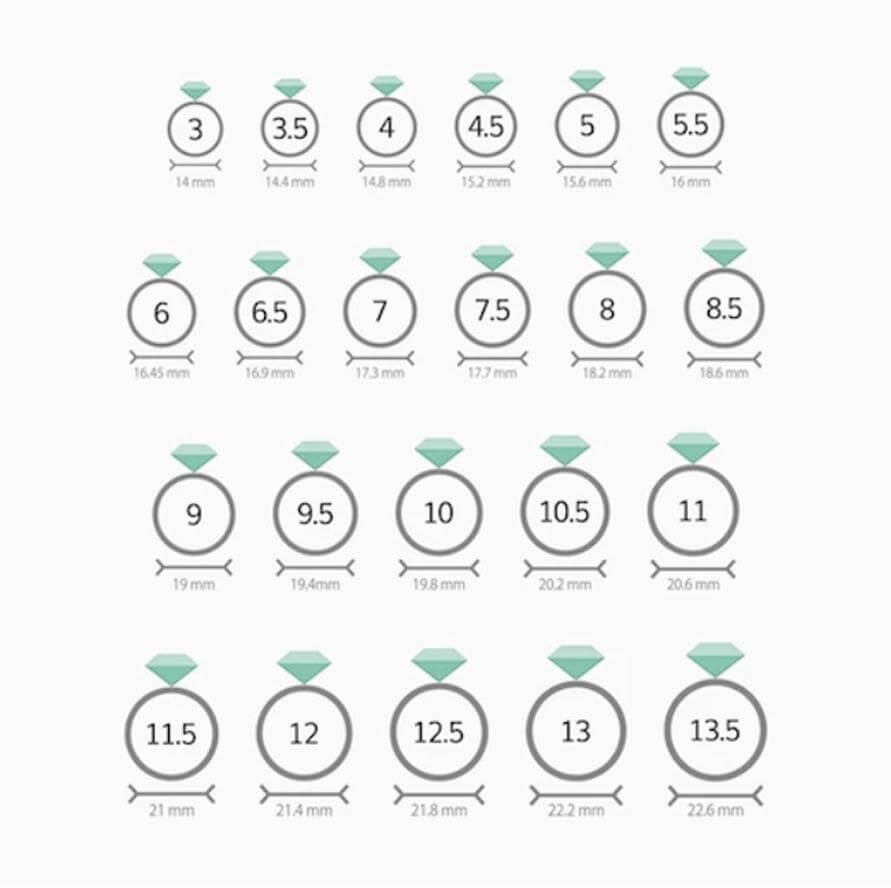 Free Printable Ring Size Chart Pdf Pdf Ring Sizer Ring Size Guide Printable Pdf Pdf Ring