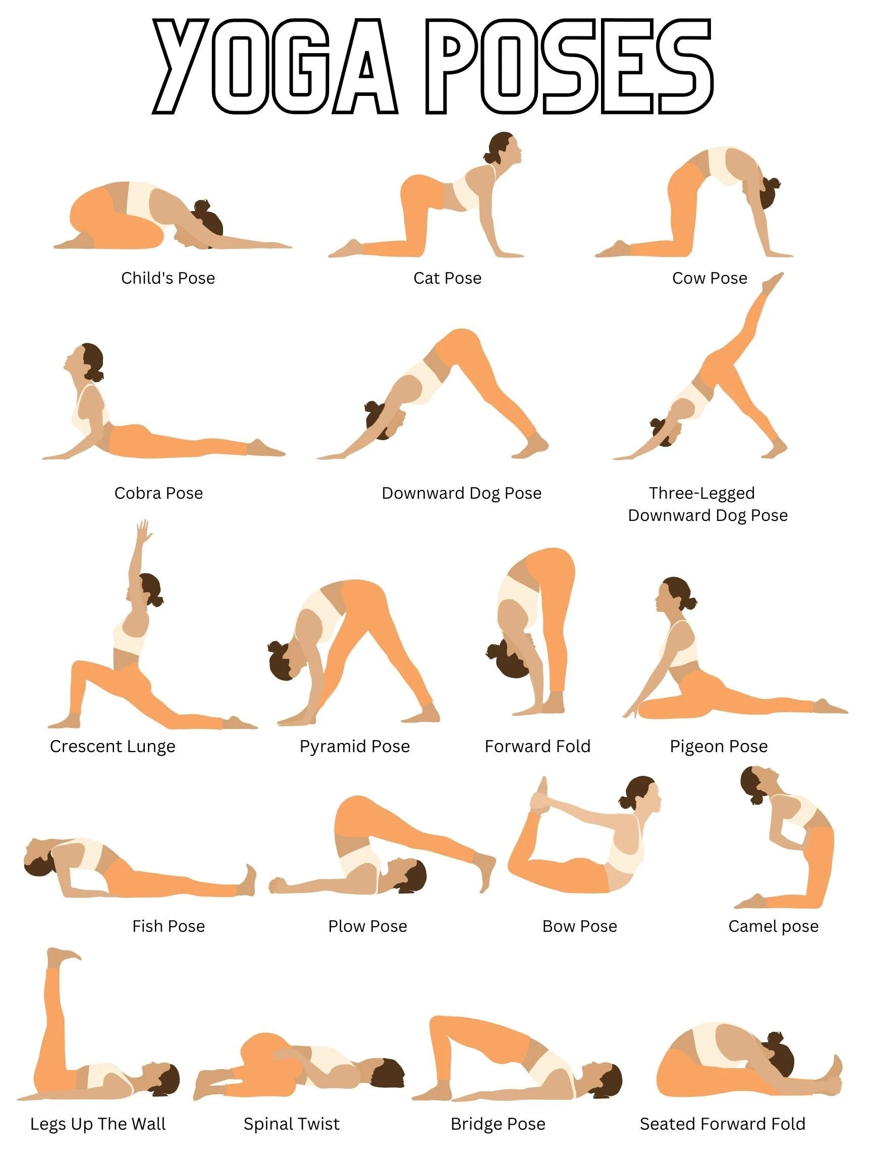 Free Printable Yoga Sequences Printable Study Planner