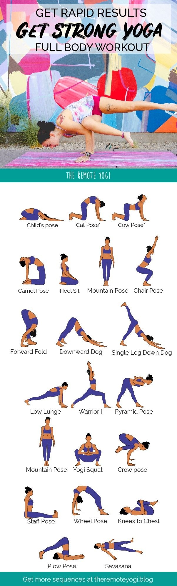 Full Body Yoga Workout Free Printable PDF