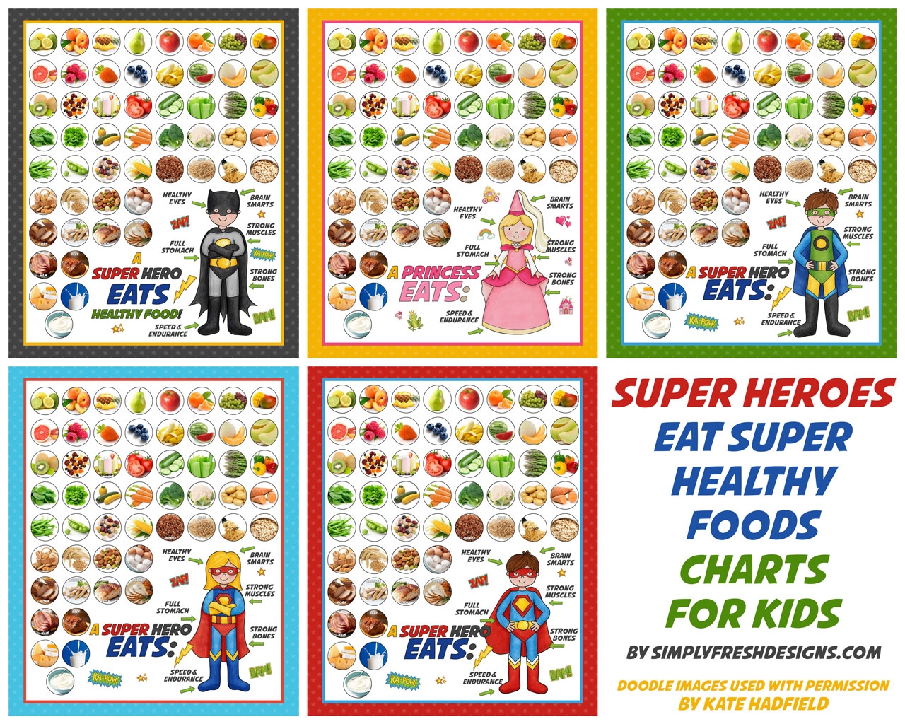 printable healthy food chart