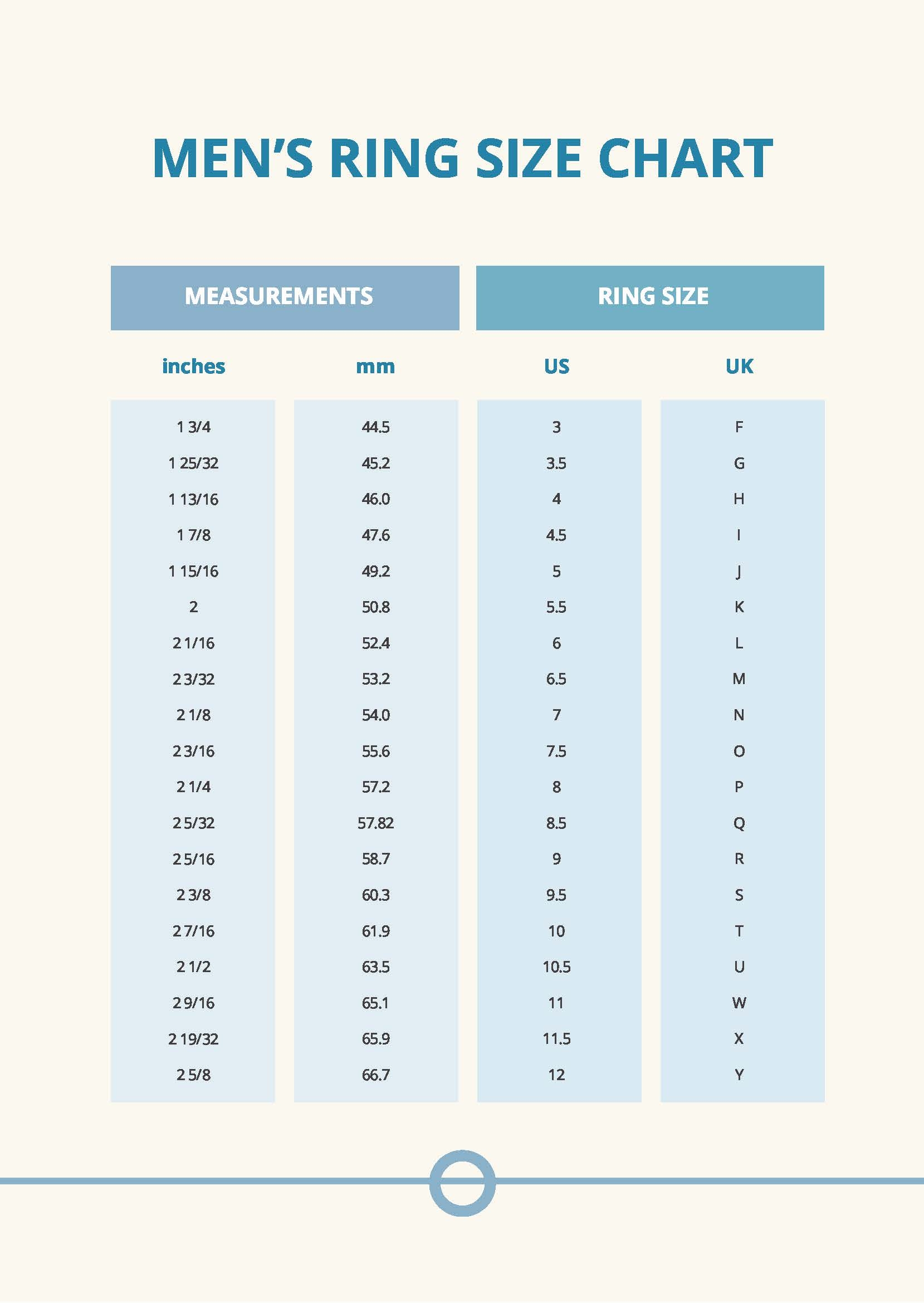 printable ring size chart pdf