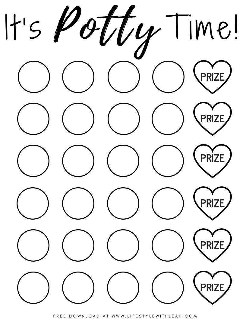 free printable toilet training potty training chart
