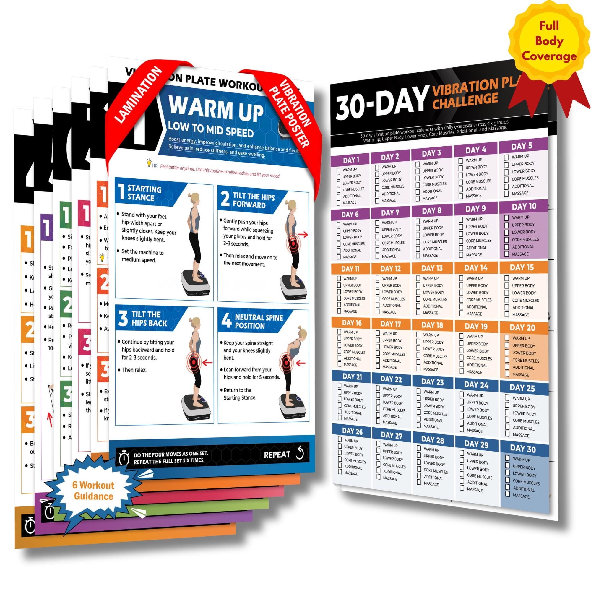 pdf printable free vibration plate exercise chart