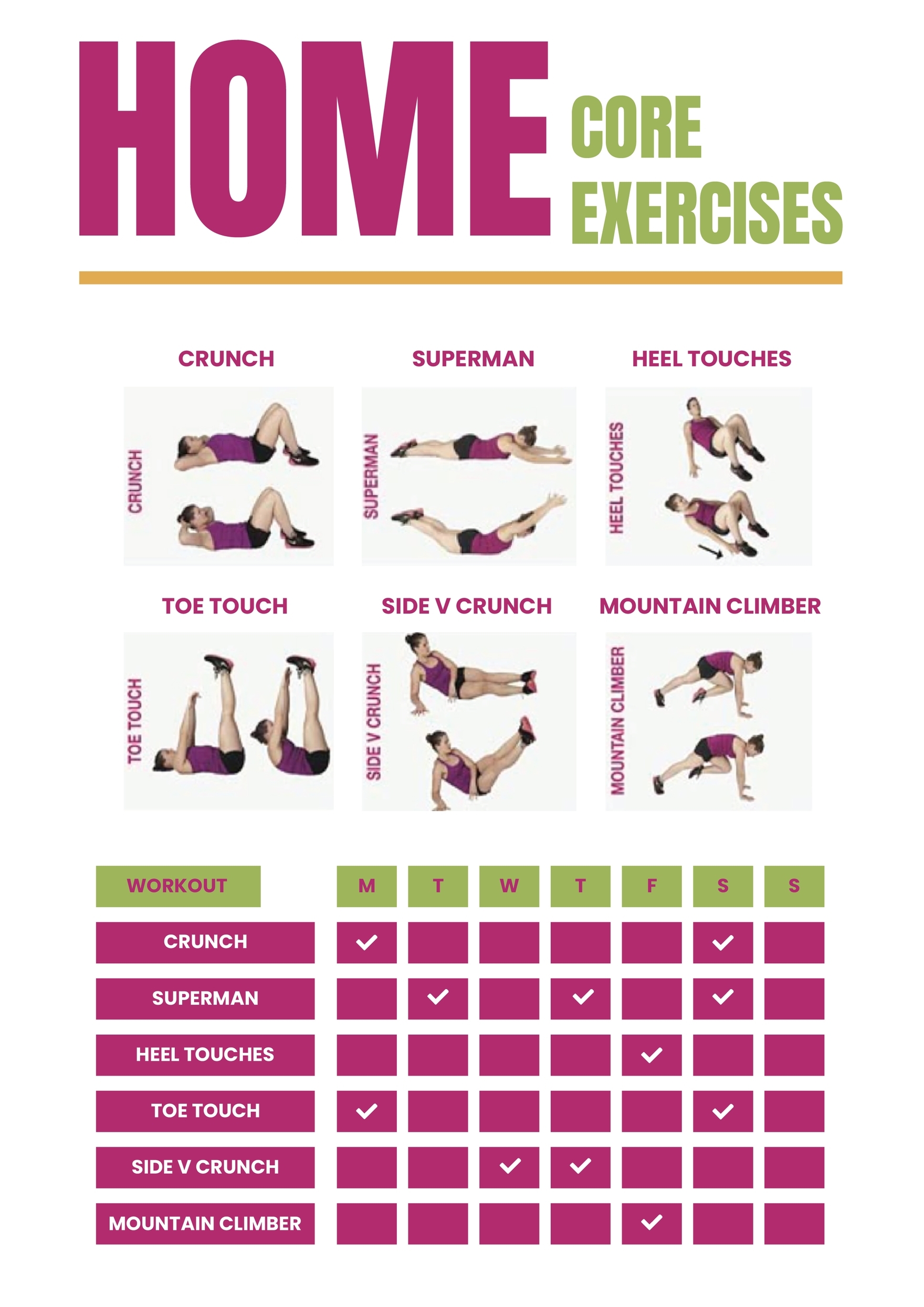 Workout Exercise Chart In Illustrator PDF Download Template Workout Exercise Chart In Illustrator PDF Download Template