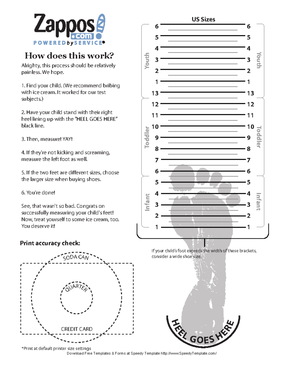 ZAPPOS Kid Shoe Size Chart Measuring Guide For Parents Studocu